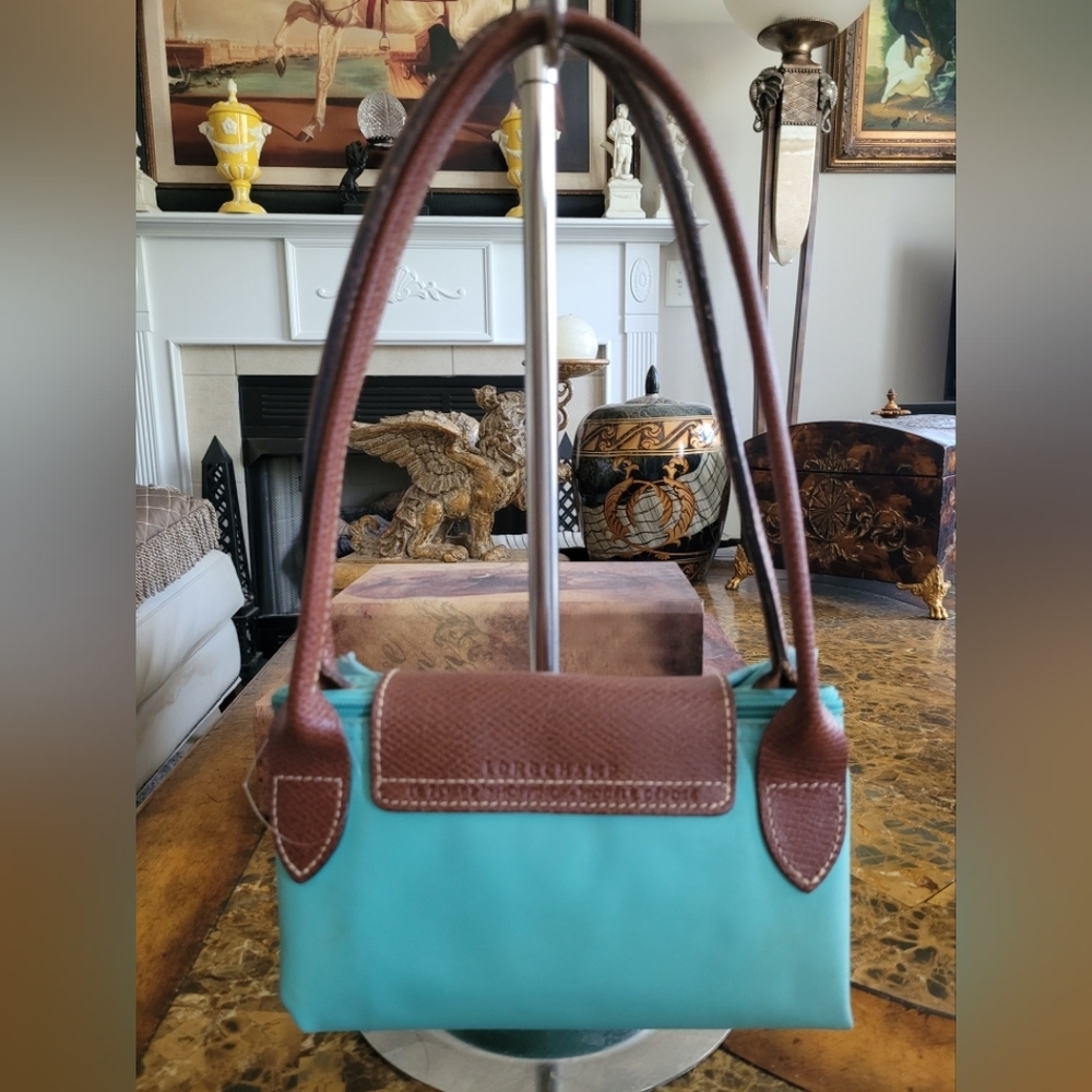 Longchamp Green Foldable Nylon Tote - Picture 2 of 12